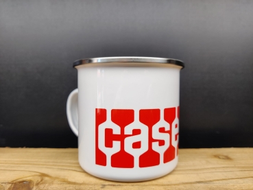 CASE IH Emaille Tasse